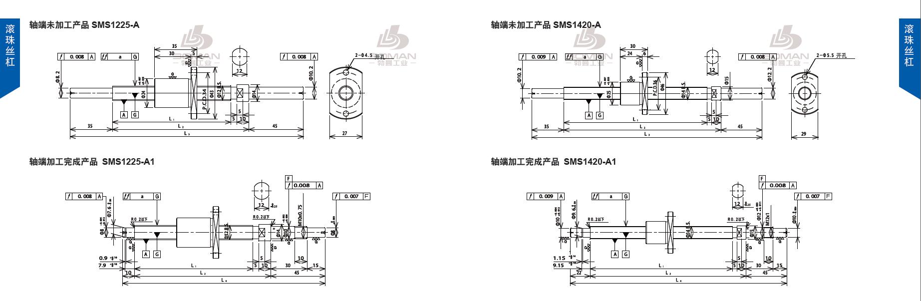 TSUBAKI SMS1225-410C3-A tsubaki丝杆是什么牌子